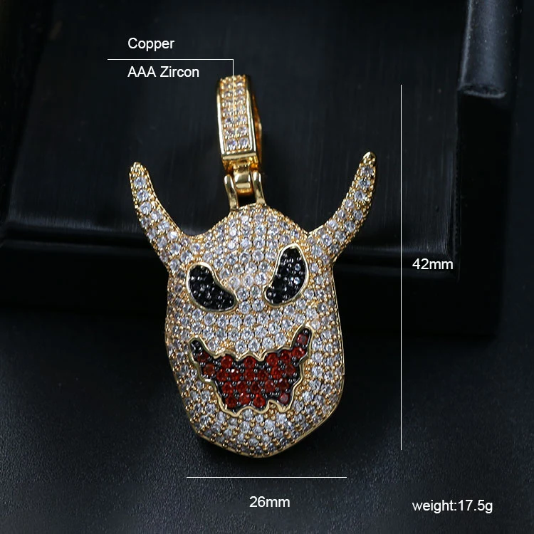 Monster Diamond Hip Hop Pendant