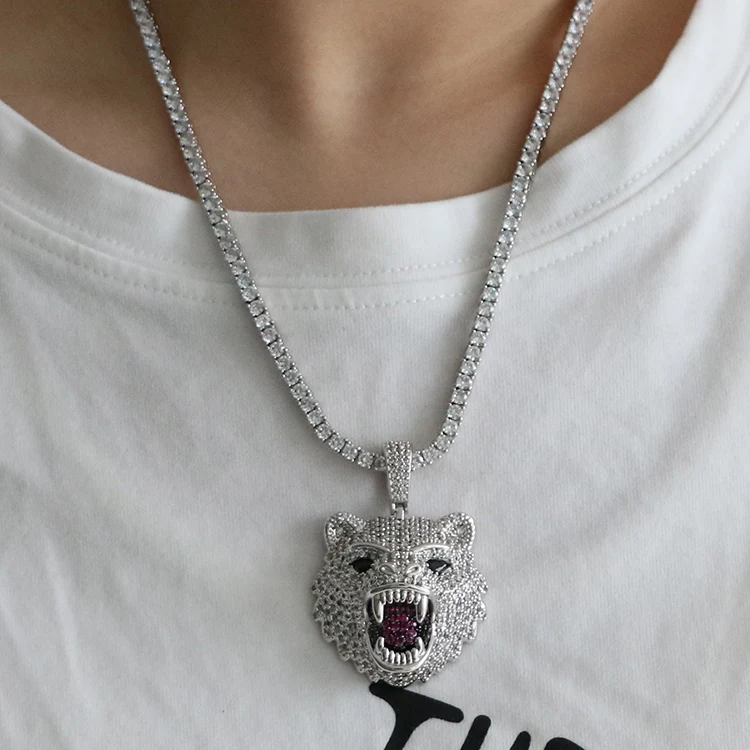 Roaring Bear Hip Hop Colgante